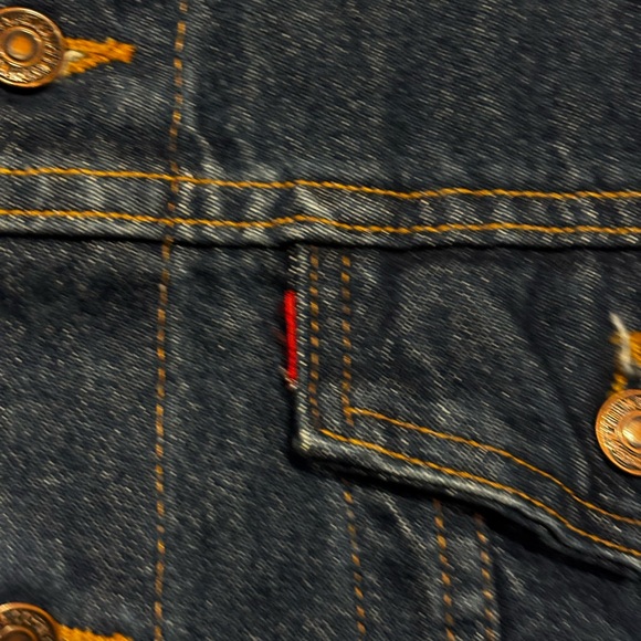 80s 70506-0216 Levi's Men's Blue Denim Jacket - Picture 2 of 7